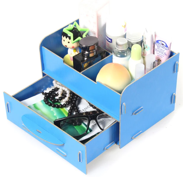 free shipping multicolor wood Drawer Small wood cosmetics
