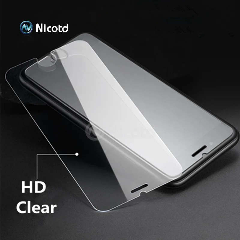 Tempered Glass for iPhone 6 6S Screen Protector for iPhone 7 Plus Glass Film for iPhone 8 plus X SE 5 5S Tough Protection 4 4S