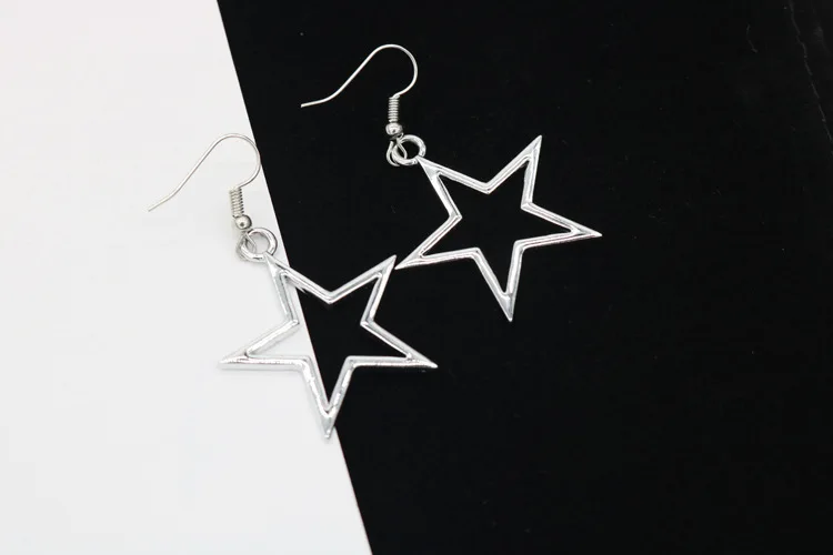

Stylish Simple Five-Pointed Star Heart Shape Charm Earring Temperament Earrings Wedding Party Jewelry Gift