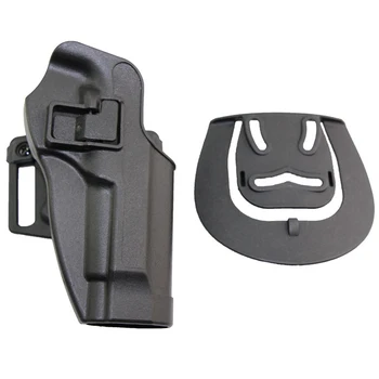 

Airsoftsports Tactical Pistol Holster Ipsc Pouch CQC Hunting Combat Arsoft Accessories For M9 92 96 Tan