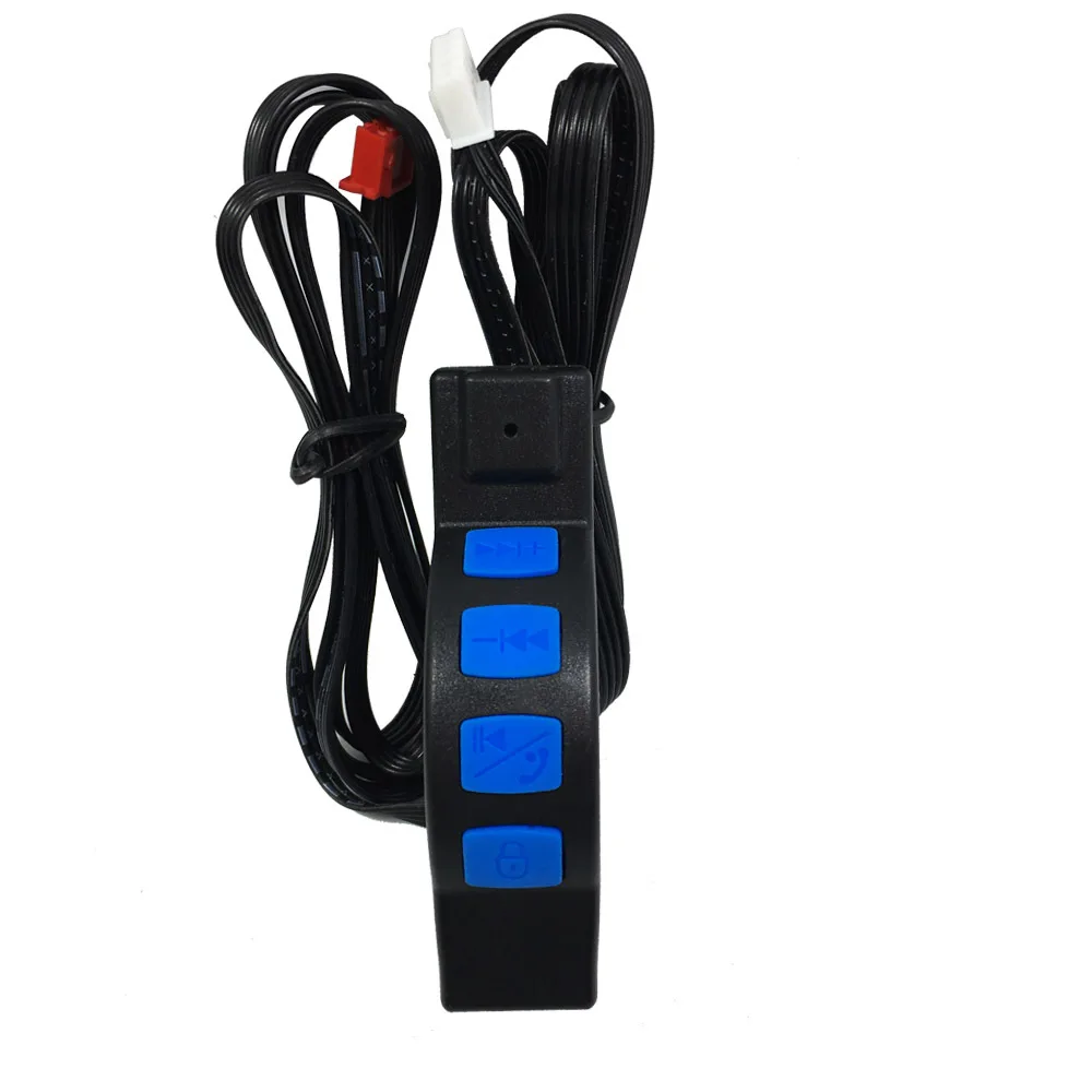 Черный 12 В Мотоцикл Противоугонная сигнализация USB зарядное устройство Bluetooth аудио звуковая система скутер колонки TF MP3 плеер FM радио