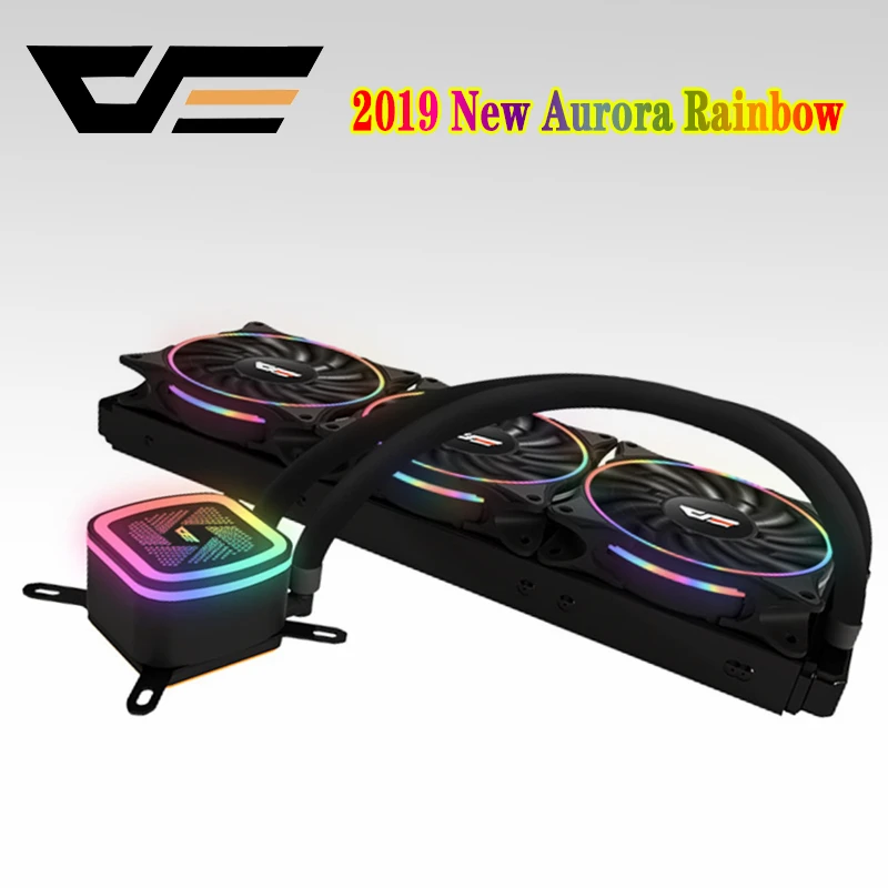 

darkFlash Aigo PC Case Water Cooling Computer CPU Fan T120/240 Water Cooler Heatsink Integrated Water Cooling Radiator Intel/AMD