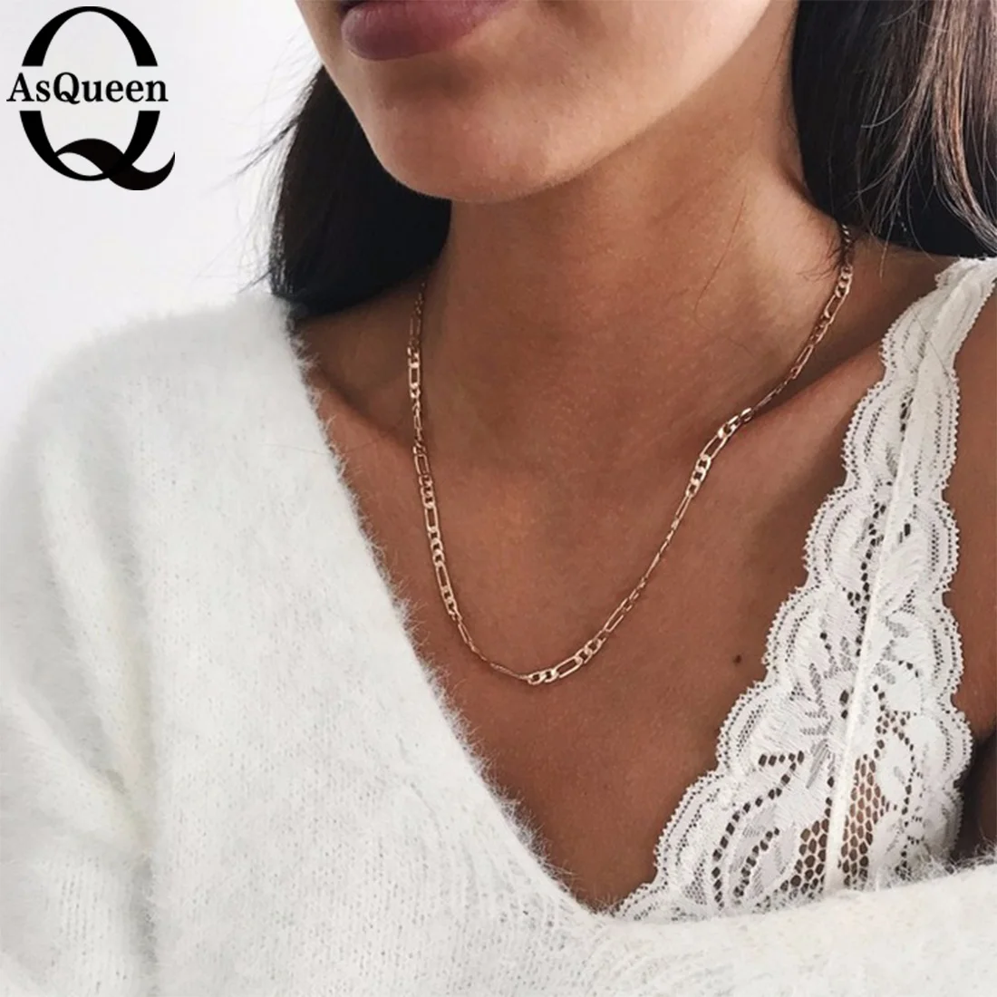 

2018 New Fashion Women Charm Jewelry for Minimalist Chains Necklace Gifts