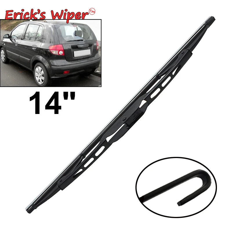 

Erick's Wiper 14" Rear Wiper Blade For Hyundai Getz 2002 -2009 Windshield Windscreen Rear Window