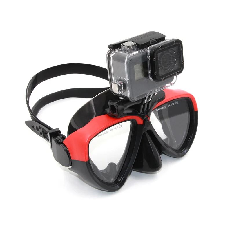 3 Colors Diving Mask Underwater Diving Glasses Anti-fog Adult Swimming Glasses with Detachable Mount For GoPro Xiaomi Yi1 Camera (13)