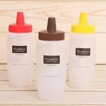 340ML honey salad Storage Packing bottle sauce jam spices tomato sauce squeeze bottle Dispenser Cruet seasoning bottle LW0481