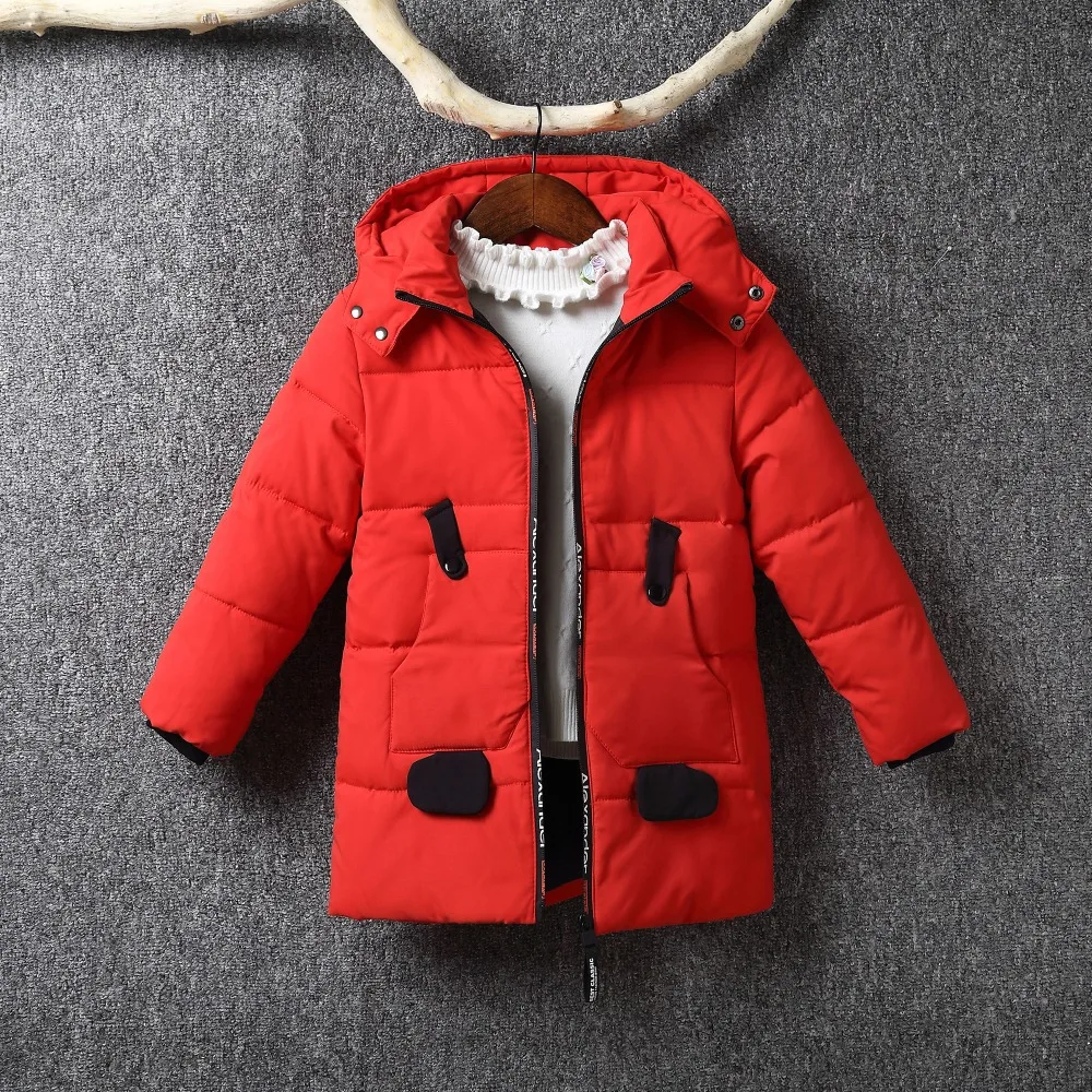 

-30 Degree Children's Winter Jackets Duck Down Padded Children Clothing 2018 New Boys Warm Winter Down Coat Thickening Outerwear