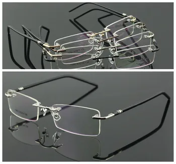 

Rimless Eyeglass Frame Man Women 5 colors Glasses Eyewear Spectacles RX 1290