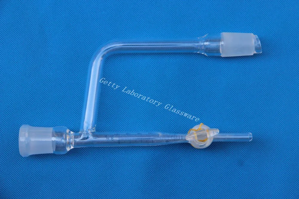 Coding Dean Stark Trap 5ml for measuring moisture content,with glass stopcock,24/29 joint. Coding Dean Stark Trap 5ml for measuring moisture content,with glass stopcock,24/29 joint.