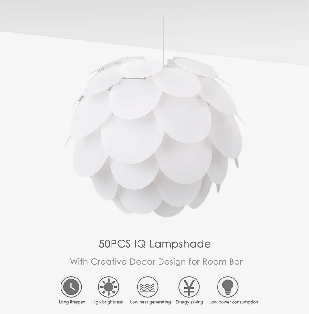 50PCS IQ Lampshade with Creative Decor Design for Room Bar