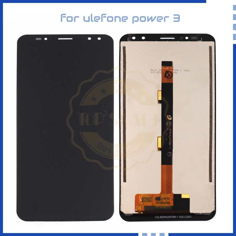 

6 inch Original For Ulefone Power 3 LCD Display Touch Screen Digitizer Assembly Repair Parts Smartphone LCD display Free Tools