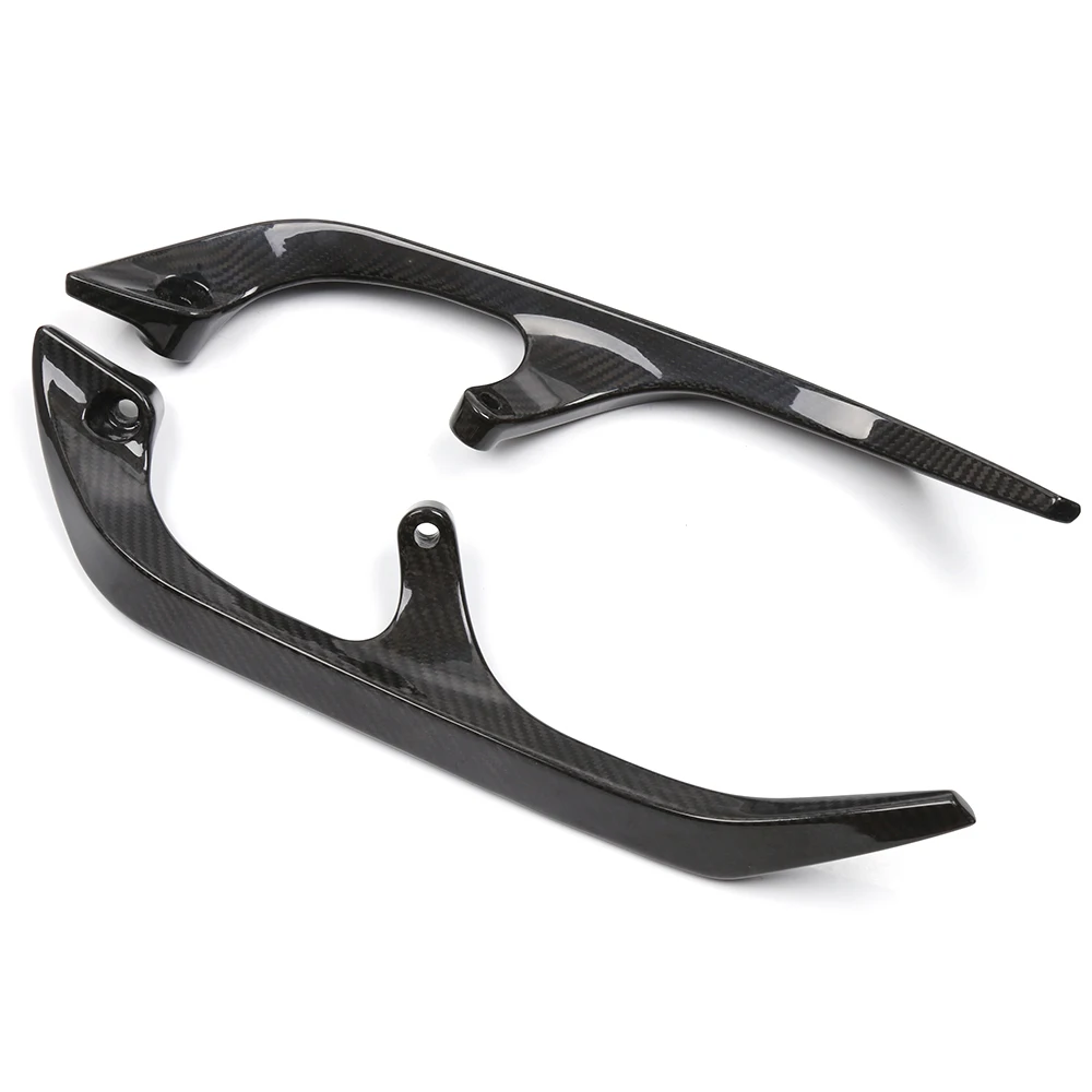 Motorcycle Accessories Carbon Fiber Rear Handle Bars Rear Passenger Seat Hand Handle Grab Bar For Yamaha Smax155 (2)