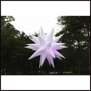 

Free shipment 2m Attractive white color Decoration LED Inflatable Light Star