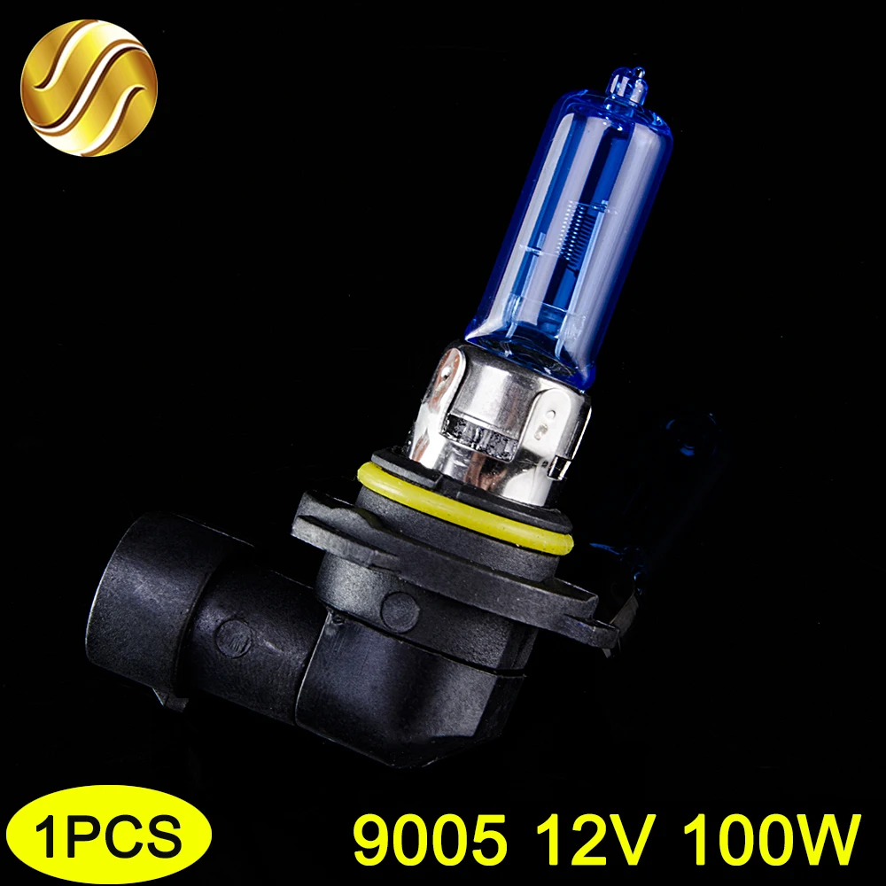 hippcron HB3 9005 12V 100W Halogen Bulb 5000K Dark Blue Super White