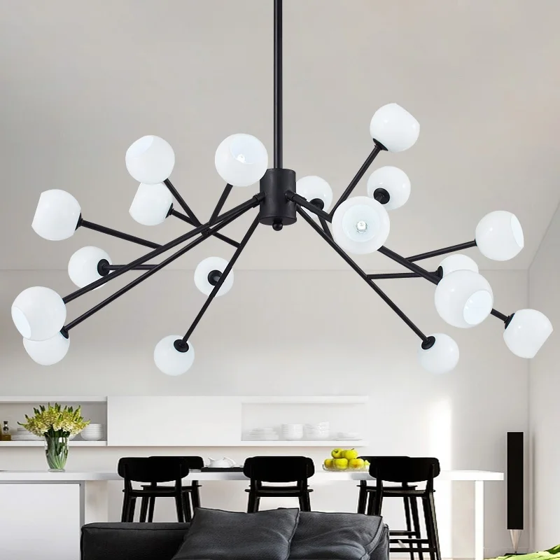 Nordic-pastoral-small-restaurant-bar-living-room-pendant-lights-modern-glass-ball-magic-bean-spider-clothing (1)