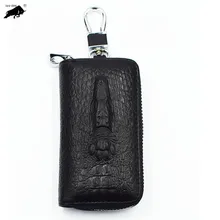 ZYD-COOL, Новое поступление, держатель для ключей из натуральной кожи с узором «крокодиловая кожа», мужской кошелек для ключей, органайзер для ключей, автомобильный кошелек для экономки
