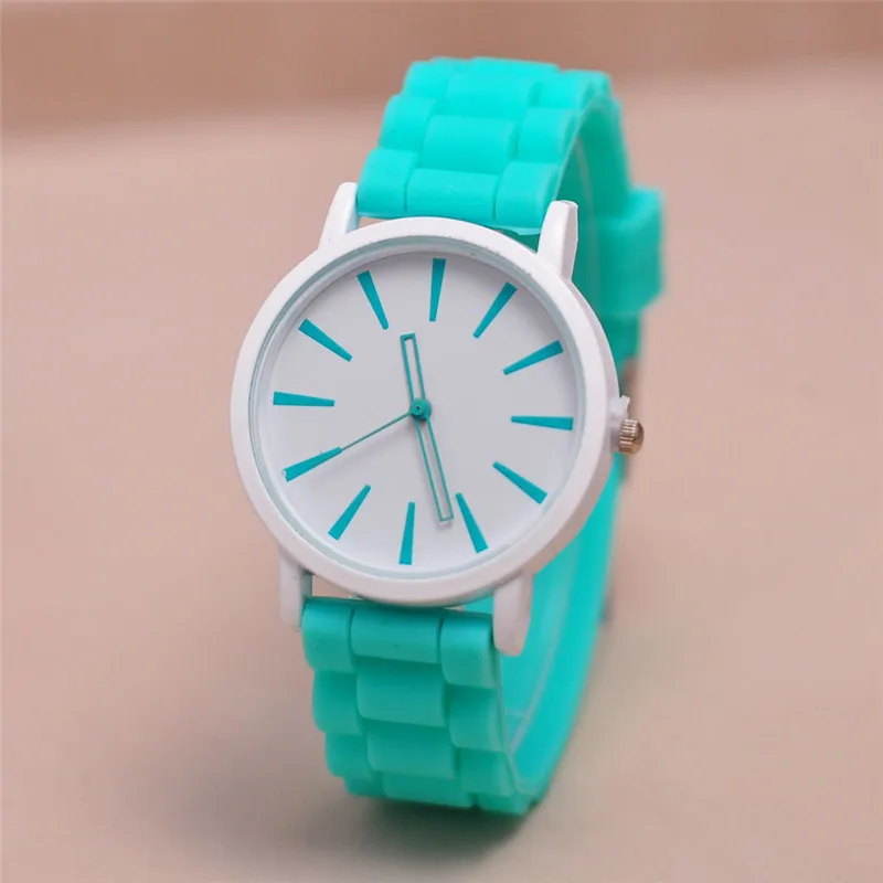 

2018 New Fashion Cute Candy Color Jelly Silicone Watch Women Casual Quartz Watch Relogios Femininos Hot Sale Geneva Watch