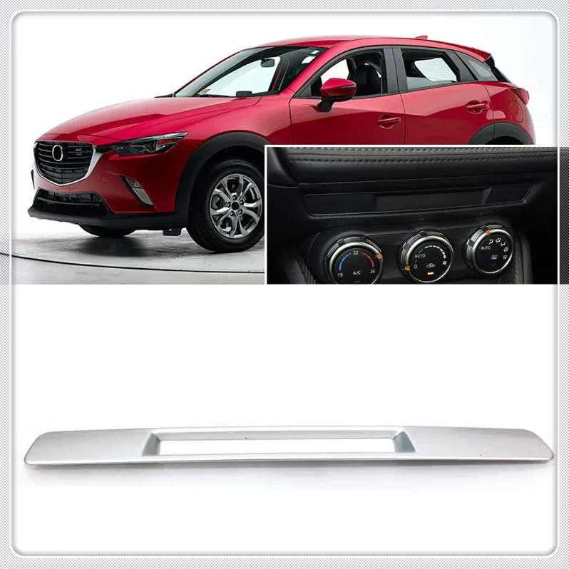 Для Mazda CX-3 2015 2016 2017 2018 ABS матовая Автомобильная консоль для приборной панели