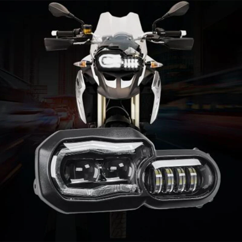 For BMW 800GS Headlight High/Low Beam Daymaker DRL Replacement Headlamp