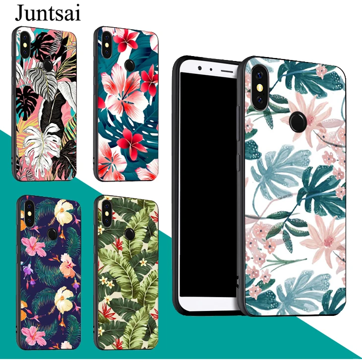 

Juntsai Tropical Palm Trees Leaf Phone Case For Xiaomi Redmi Note 5 5A 7 4X 5Plus 6A 6 Pro S2 Mi 9 8 6X A2 Max 3 F1 Coque