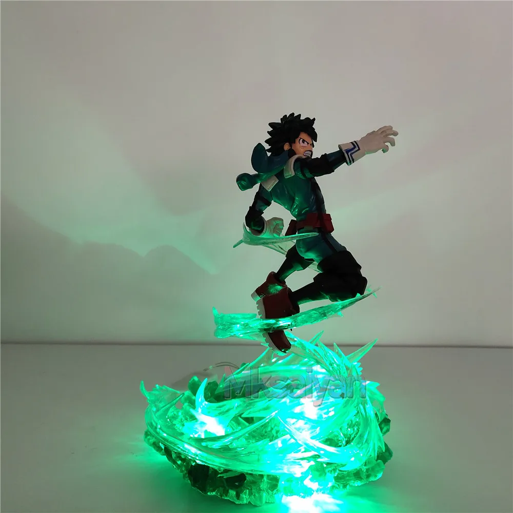 My Hero Academy Figure Bakugou Katsuki VS Midoriya Izuku DIY Модель светодиодный светильник фигурки Аниме Boku no Hero Academy Toys