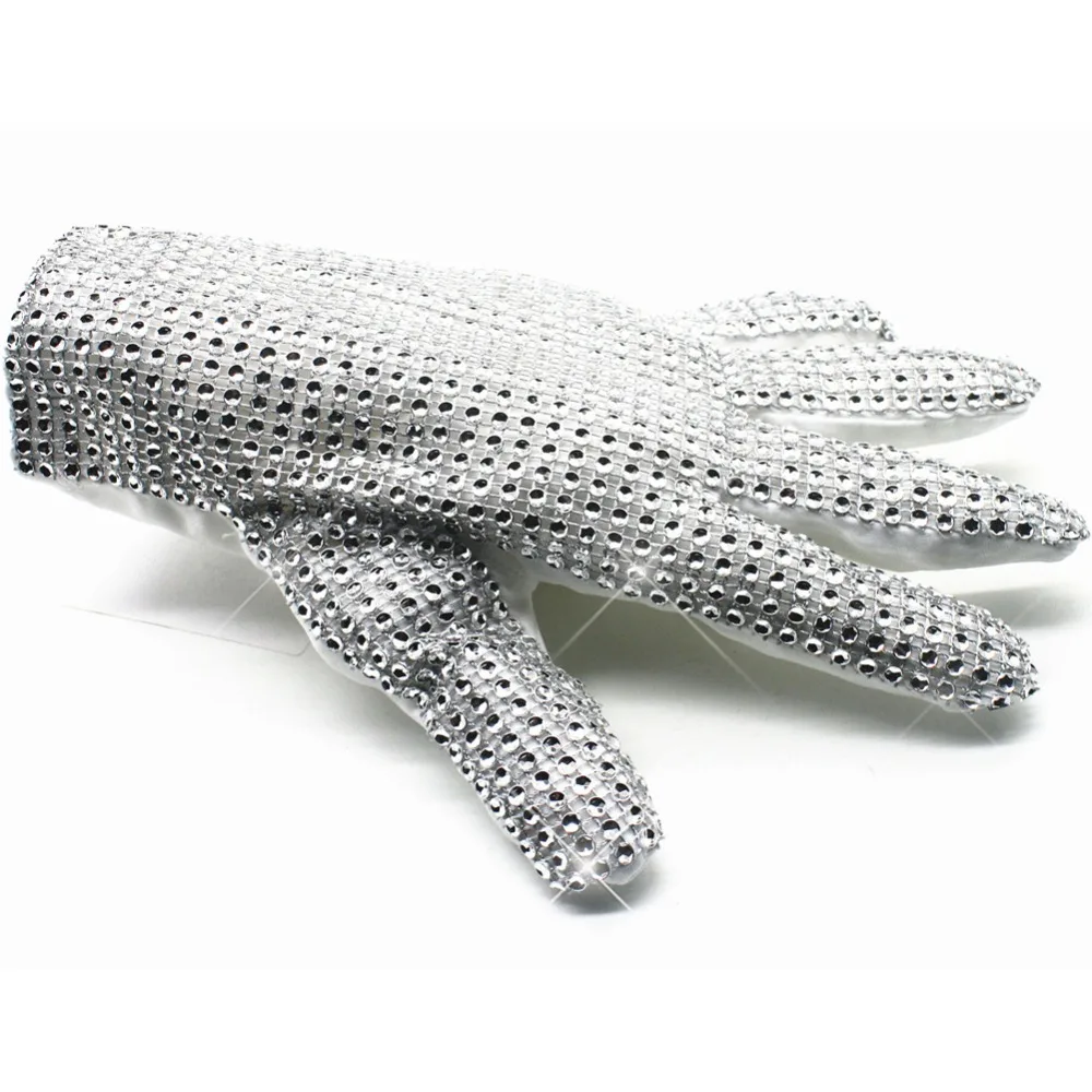 

Handmade Classic MJ Michael Jackson Unique Collection Billie Jean Silver Perform Glove