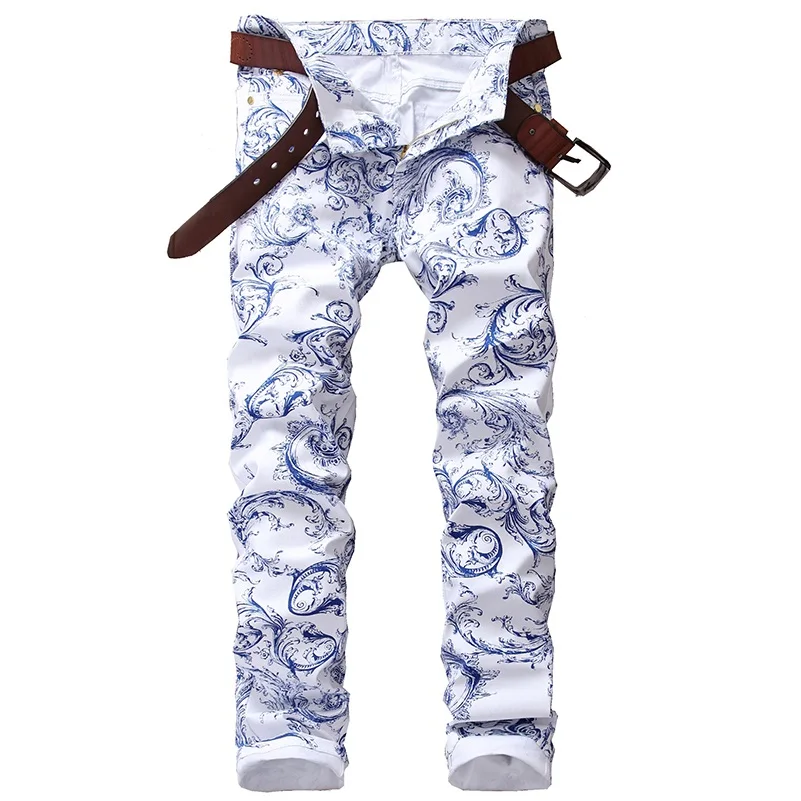 Sokotoo-Men-s-fashion-blue-and-white-porcelain-pattern-print-jeans-Slim-stretch-denim-pencil-pants