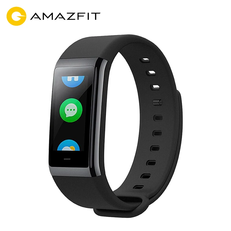 

English Version Huami Amazfit Cor MiDong Smart Bracelet Original 5ATM Waterproof 2.5D Color IPS Touch Screen Wristbands Bracelet