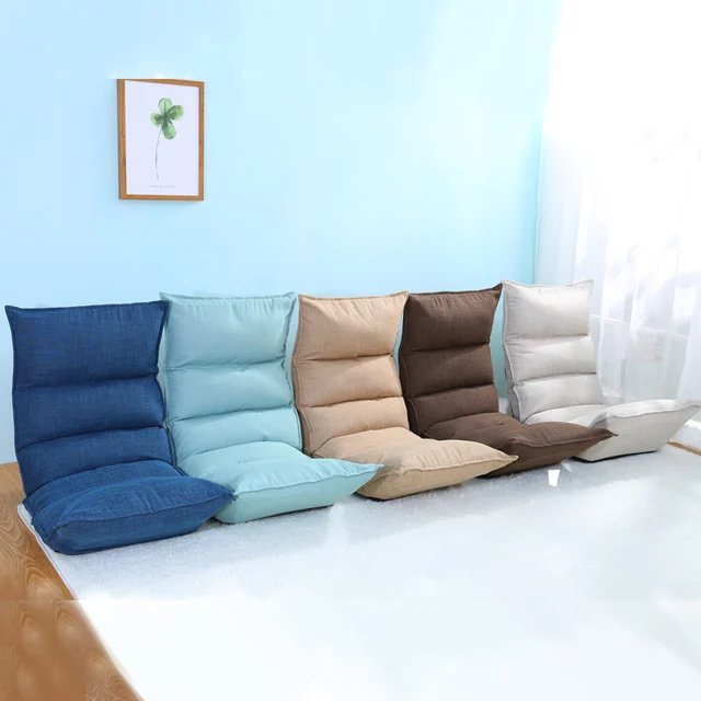 tage Pliable Moderne Chaise longue 5 Couleurs Salon Meubles Japonais Inclinables Transat Canap Banquette Lit