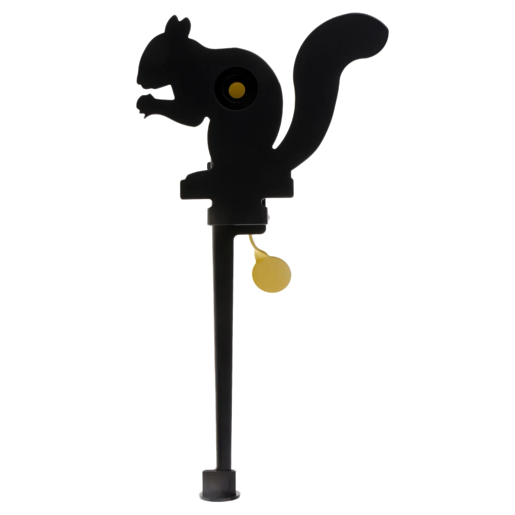 Resetting Field Target Paintball Shooting Practice Squirrel Reset Target with 2 Sizes Kill Zone Reducers