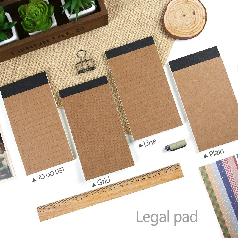 legal pad Pocket notebooks to do list planners notepad Lined pages Plain paper line pages diary