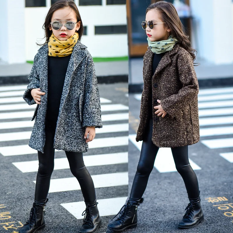 

2016 Direct Selling Casual Cotton Polyester Lycra Wear Coat Autumn Winter Clothing New Korean Small Children On Behalf Of Wool