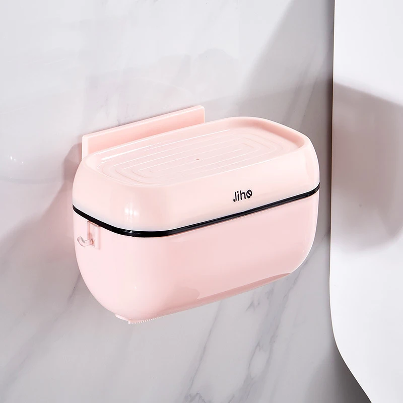 Pink ONEUP держатели для туалетной бумаги настенный ящик для хранения телефона тканевая Полка Ванная комната Водонепроницаемый тканевый ящик портативный держатель туалетной бумаги - Цвет: Pink