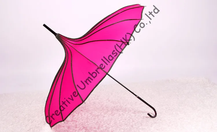 

Mass cargo allow,princess fashion parasol,8mm pagoda umbrellas and assorted colour allowed,hand open,tower parasol,16 ribs