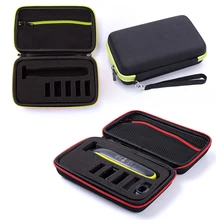Жесткий Чехол Триммер бритвенный Чехол Органайзер для путешествий сумка для переноски Philips Norelco OneBlade QP2520/90 QP2520/70 QP2630/70