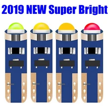 1 шт. W3W W1.2W T5 W2X2.6d 3030 светодиодный автомобильный панель приборной панели лампа Авто приборной панели индикатор потепления Клин светильник лампа DC12V