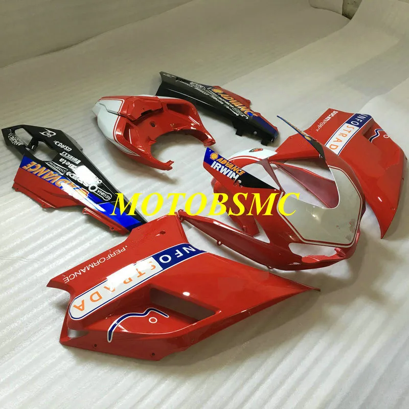 Первоклассный комплект обтекателей для DUCATI 848 1098 07 08 09 10 11 12 ducati 1198 2007 2008 2011 ABS