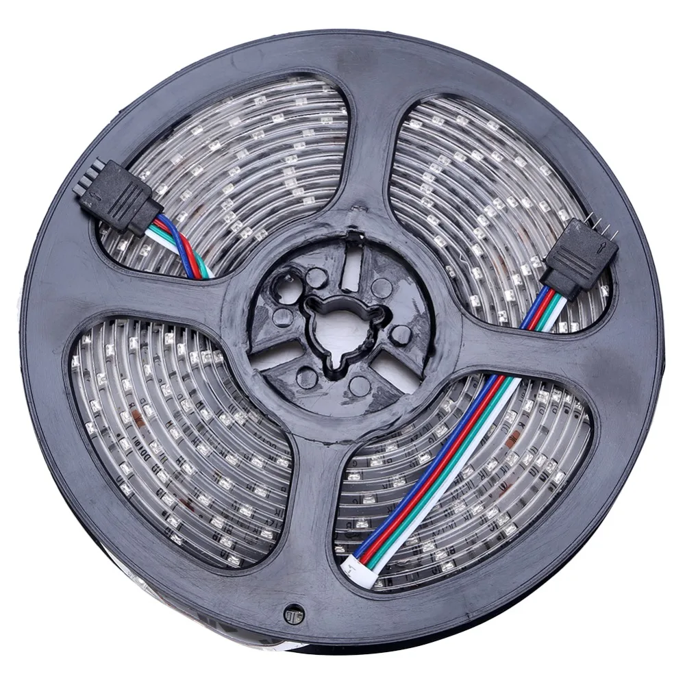 IP65 водонепроницаемая RGB Светодиодная лента 5 м 300 светодиодный 3528 SMD с 24Key Мини ИК
