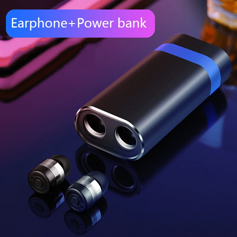 

New Bluetooth V5.0 Headset Hifi Stereo Sound Quality Earbuds Automatic Connection Earphone TWS Mini Wireless Bluetooth Headphone