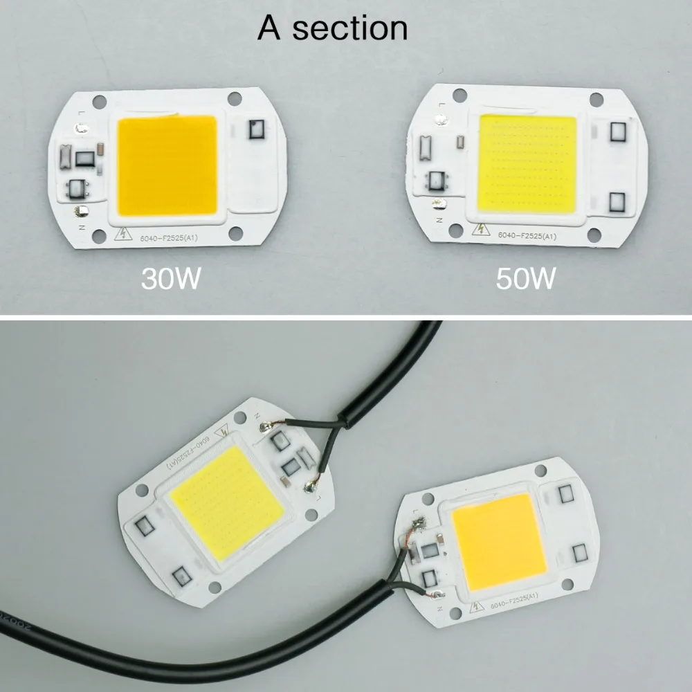 Светодиодный прожектор с COB чипом 110 В переменного тока 30/50 Вт|chip led|cob chipled light 110v |