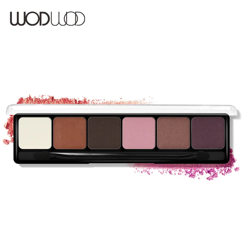

Wodwod Brand Glitter Eye Shadow Palette Set with Makeup Eyeshadow Brush Tool Matte Natural Color