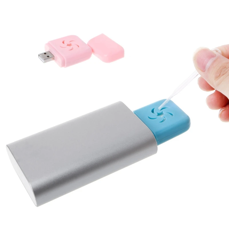 USB Car Aromatherapy Diffuser Humidifier Essential Oil Home for Fresh Port