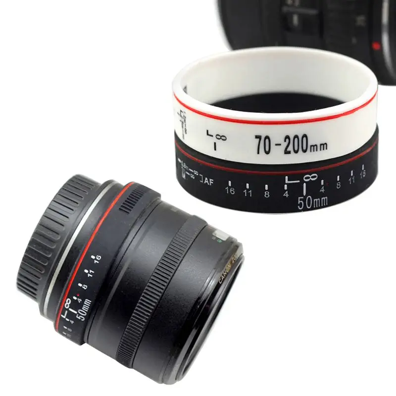 Силиконовый браслет для объектива камеры, браслет для фотостудии Canon