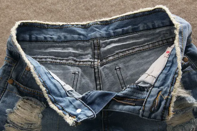 2019 Hot sale Top quality new Women's fashion sexy Denim Casual pockets Hole Burr jeans lady short pants low waist Girl shorts 5