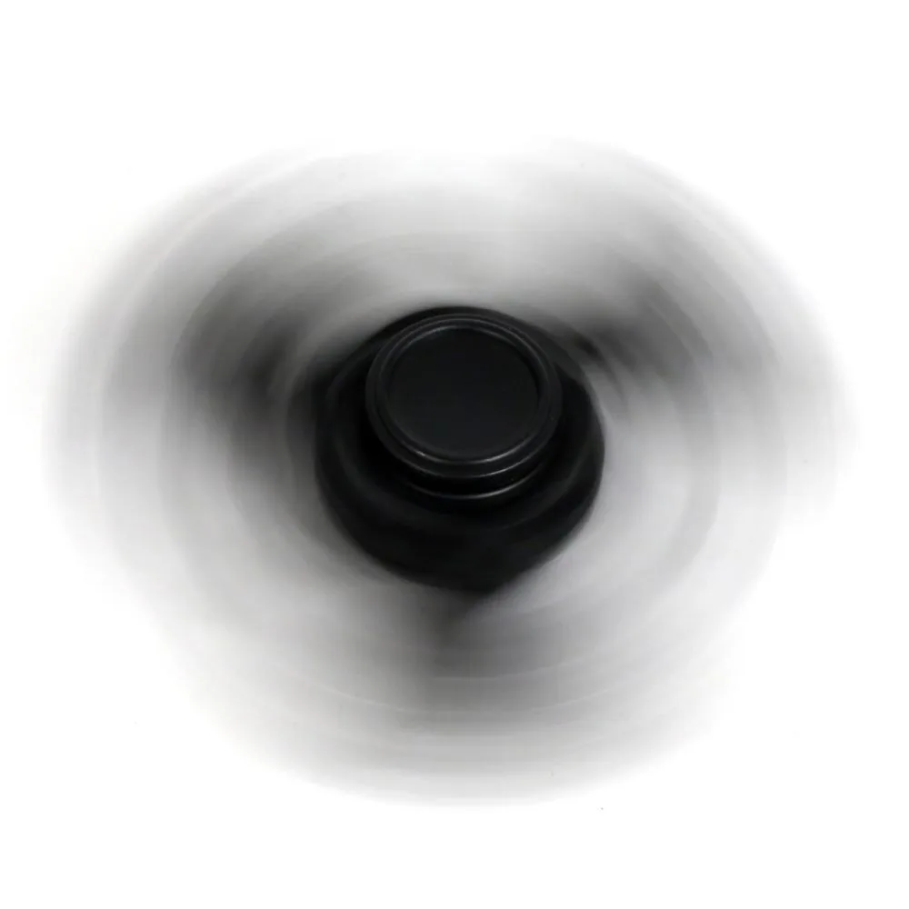 Черный Забавный колеса палец Spinner игрушка пластиковые EDC руки Для аутизма и СДВГ