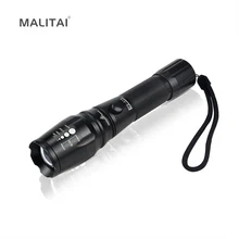 1 xпереносной XML T6 4000LM Перезаряжаемые светодиодный фонарик фонарь 5 режимов Масштабируемые ночное фонарь для кемпинга освещение для велосипеда