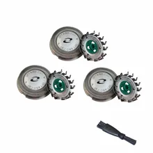 3X Replacement Shaver Head HQ64 for Philips HQ64 HQ54 HQ6070 HQ6073 7310XL PT710 HQ7325 HQ7340 PT715 PT725 PT720 with free Brush