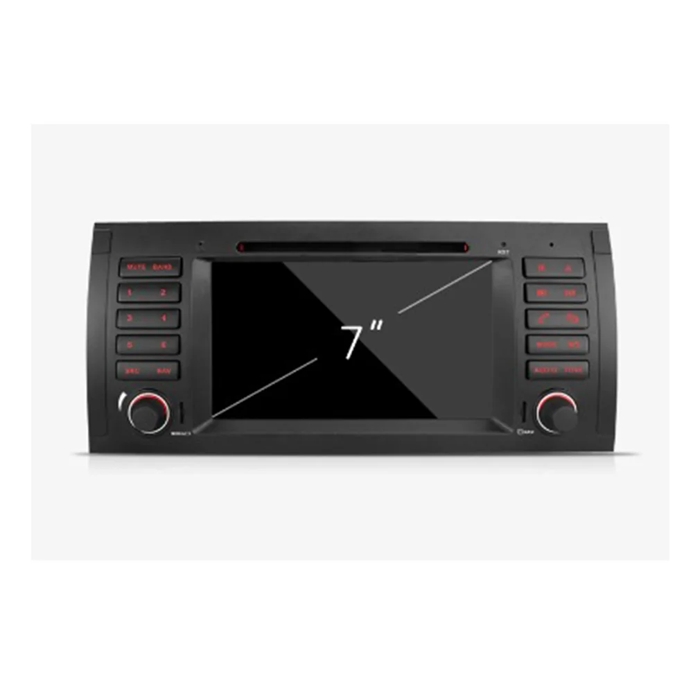 Excellent Eunavi single 1 Din 7" Car DVD Player car radio GPS navigation For BMW E53 X5 E39 With Canbus steering wheel control Bluetooth 2