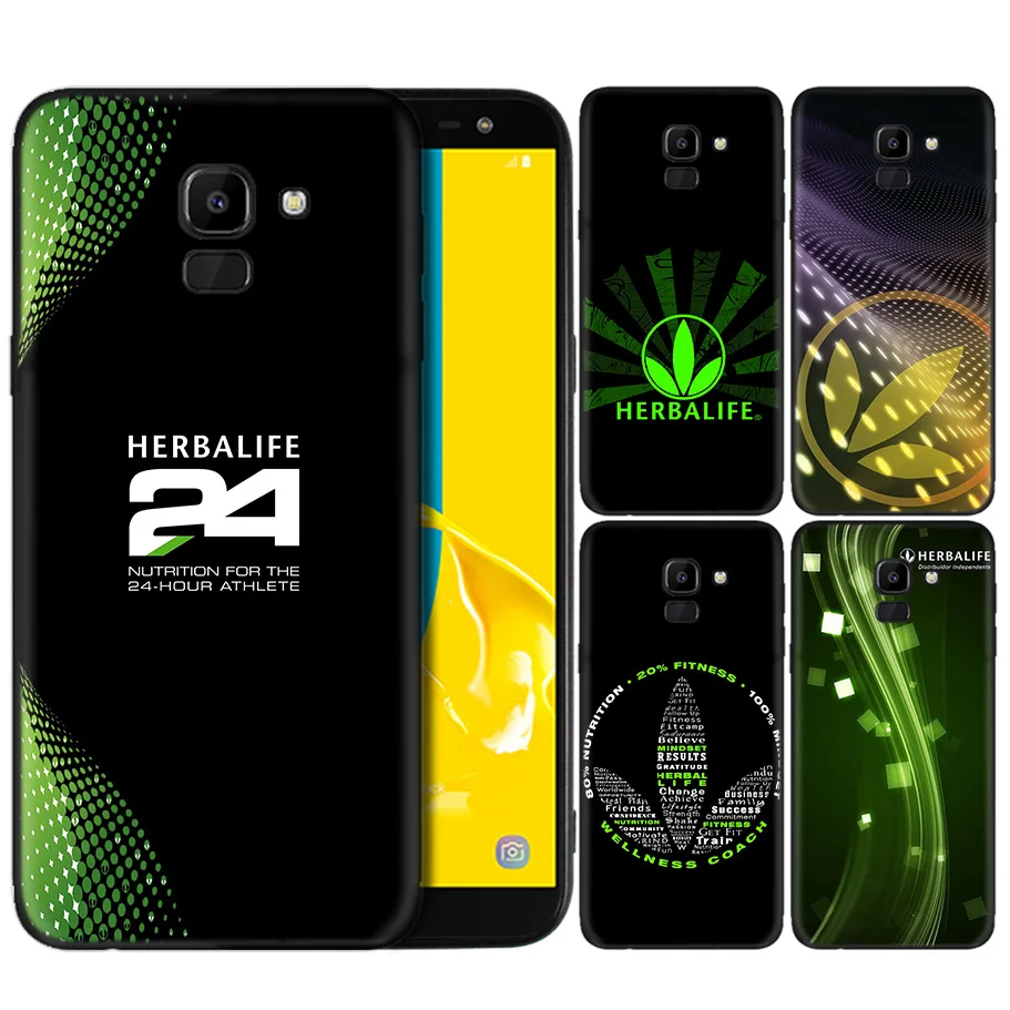 

Silicone Case For Samsung Galaxy J4 J6 A6 A8 Plus A7 A9 J8 2018 A5 2017 Soft Cover Shell Herbalife