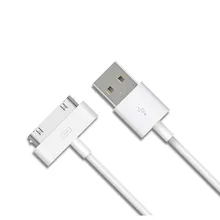 1M 2M 3M USB кабель с ультрадлинный кабельный провод высокого Скорость зарядки 30-контактный usb-кабель для передачи данных(синхронизации) и зарядки кабель для зарядного устройства для iPhone 4/4S iPad Mini 1/2/3 быстрая передача Зарядное устройство провода